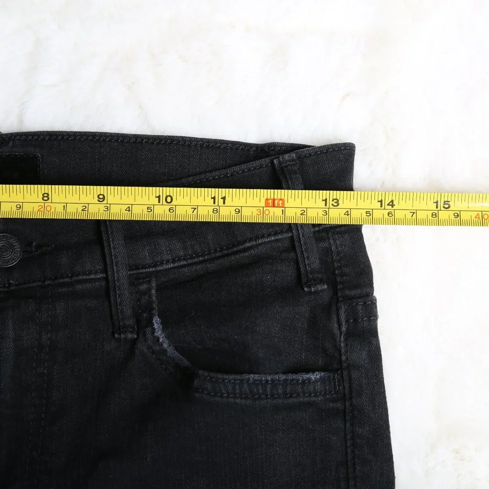 MOTHER The Hustler Ankle Fray Hi-Rise Not Guilty Jeans Size 27 *FLAW*